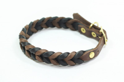 Braidy bicolor Dunkelbraun-Schwarz